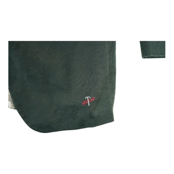 Rare Vintage Tiglio Rosso Men's Bird Embroidered ~ Floral/Paisley design ~ Sz 52 - Picture 9 of 9